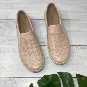 Ecco Soft 7 Rose Dust Woven Slip-On Sneaker 6 O2